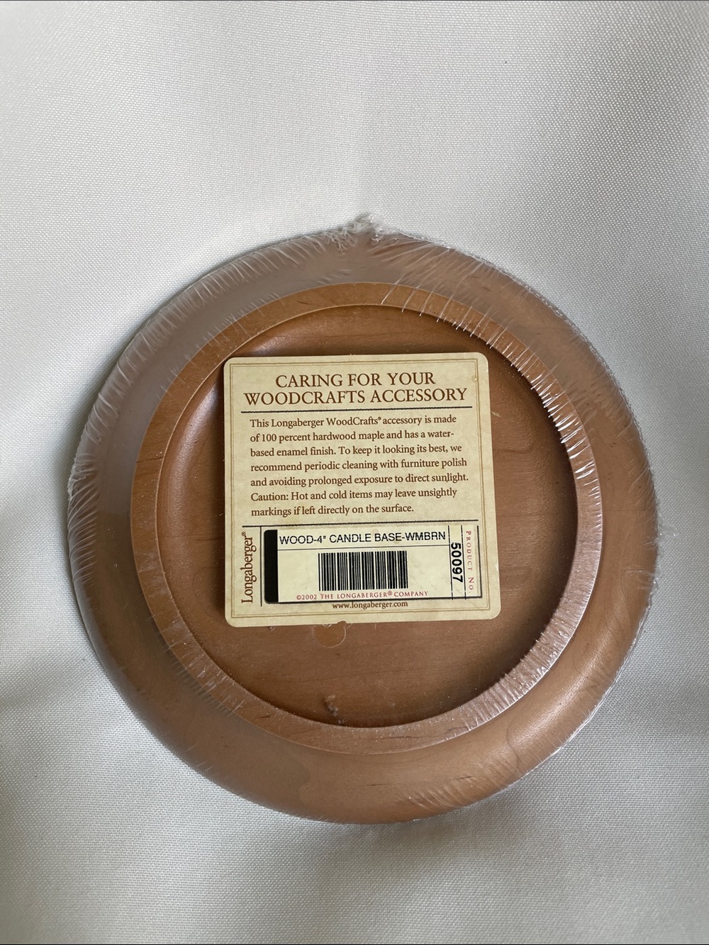 Longaberger Wood Crafts Candle Base